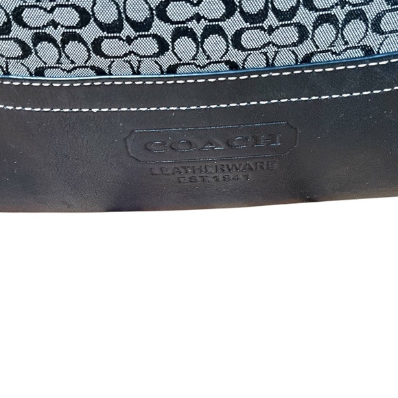 Coach Signature Brown and Tan Shoulder Bag - Picture 3 of 12